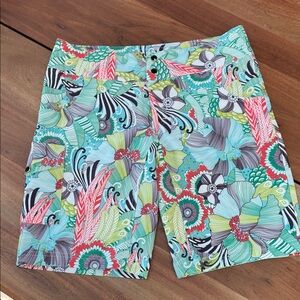 Shredly Tropical Floral Women's Bike Shorts